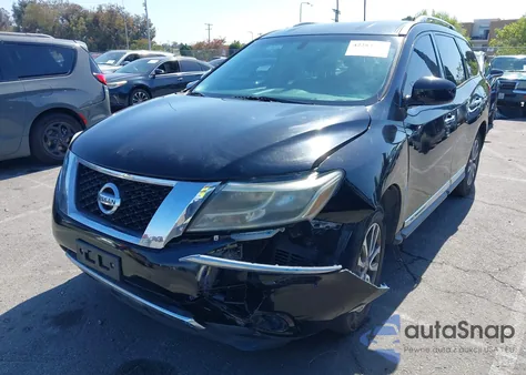 2013 Nissan Pathfinder Sl z USA, uszkodzony, nr VIN 5N1AR2MN1DC625938